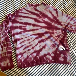 Tye-Dye Calvin Klein Mockneck